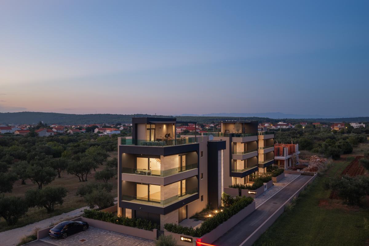 Ekskluzivan dvosoban stan s pogledom na more – Projekt Olive Tree, Sukošan (Zgrada A, 2. kat)